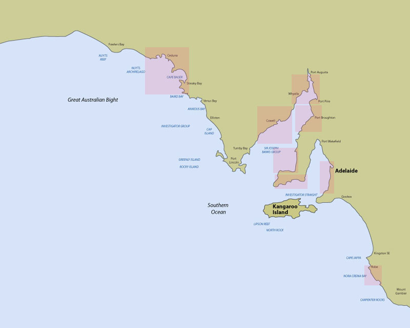 Greg James' Fishing Pathfinder - GPS Marks for S.A.