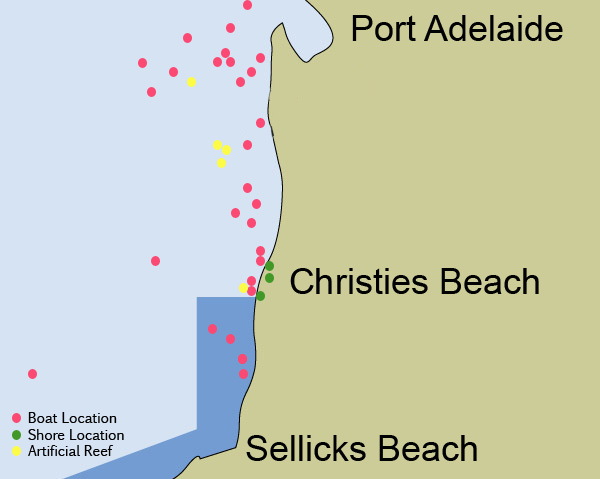 Greg James' Fishing Pathfinder - GPS Marks for the South Central Coast