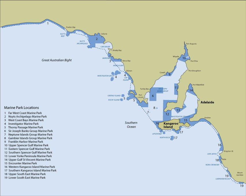 Marine Parks of S.A.
